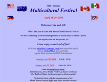 Tablet Screenshot of multiculturalfest.net